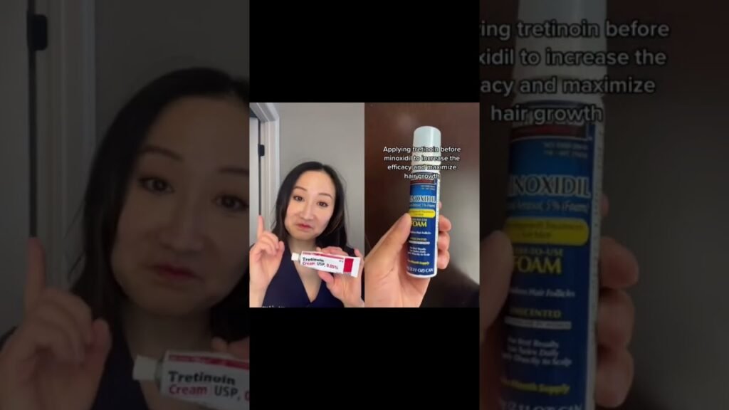 Can you combine Minoxidil vs tretinoin