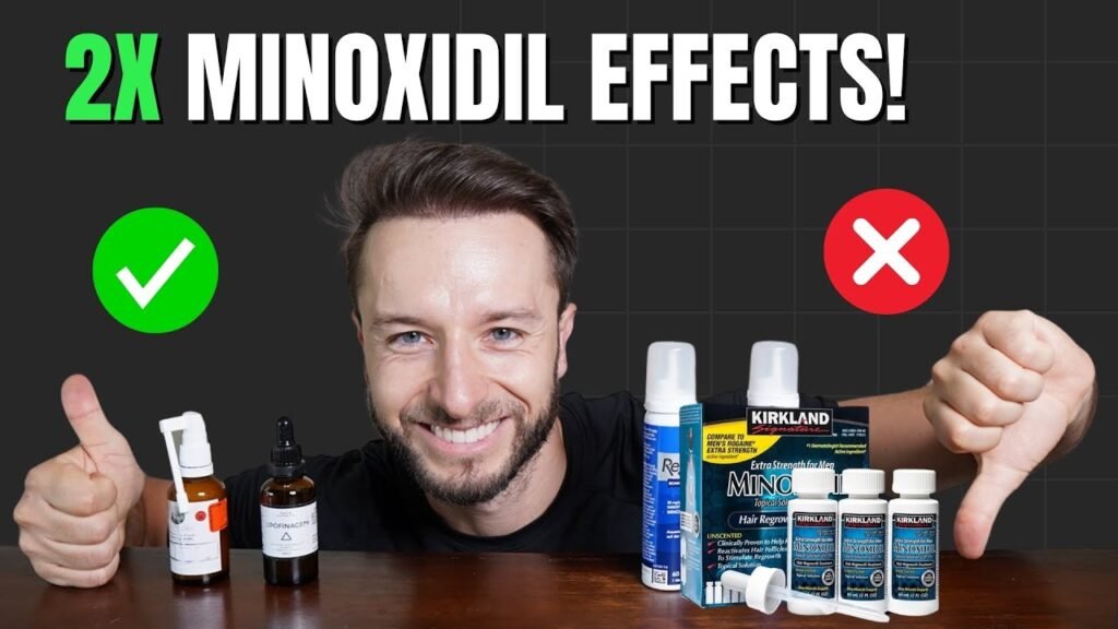 Comparing results from Minoxidil vs biotin
