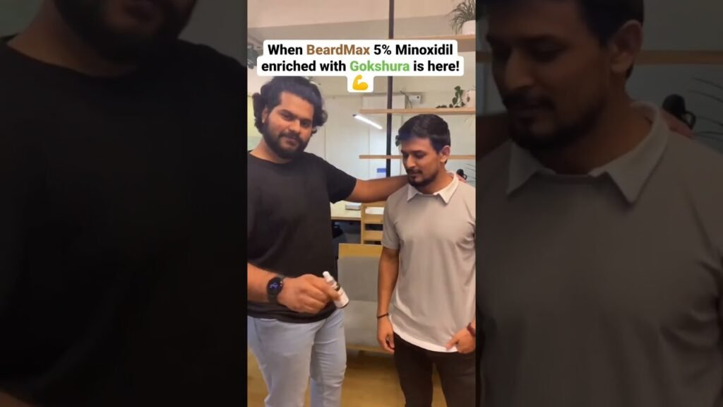 How to use Minoxidil patchy beard