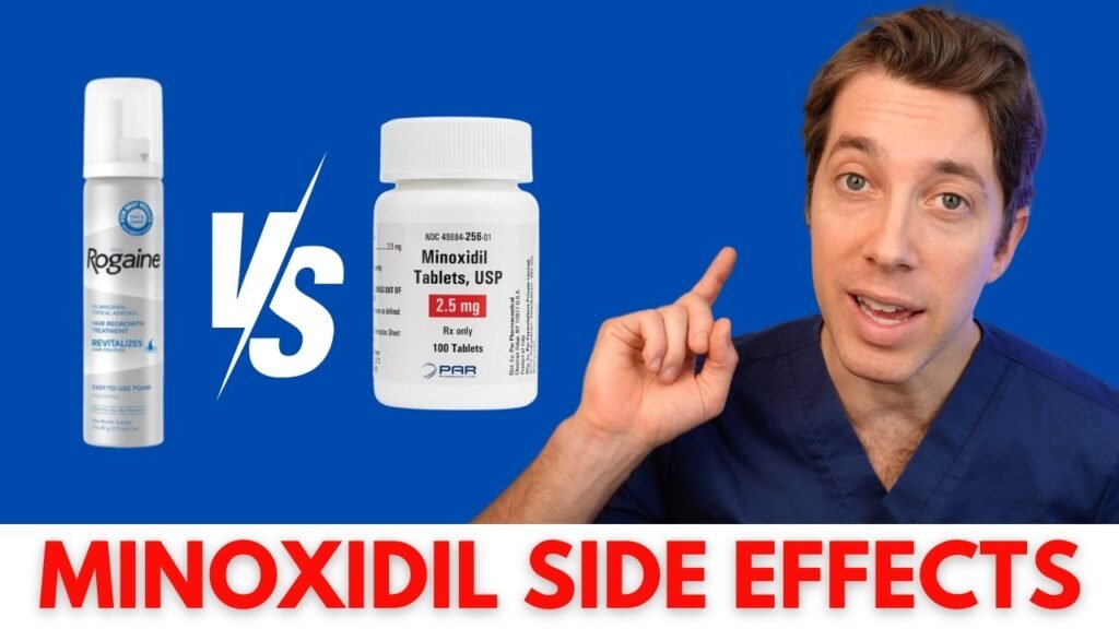Side-by-side review of Kirkland vs rogaine