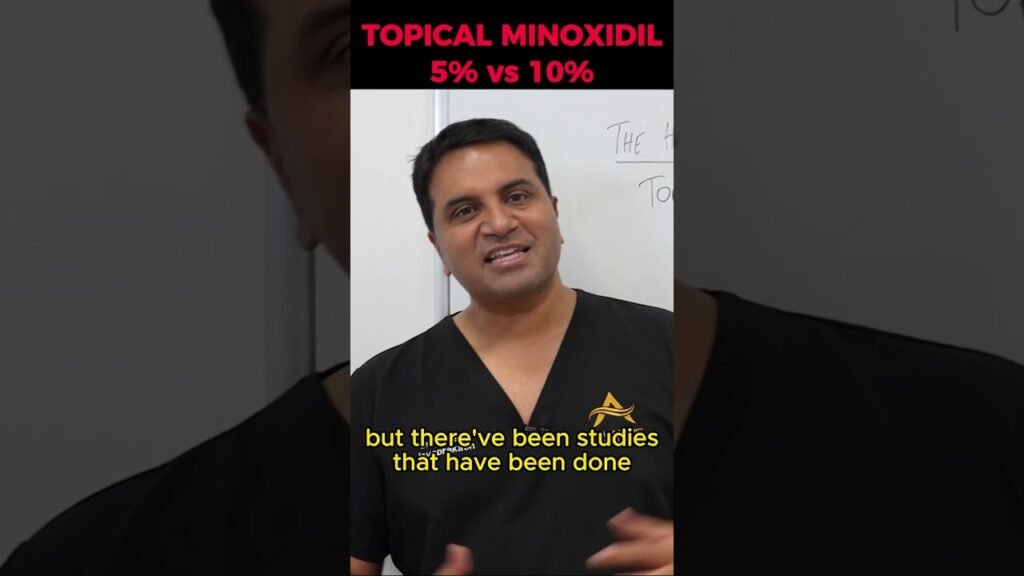 Comparing results from 5% vs 2% minoxidil