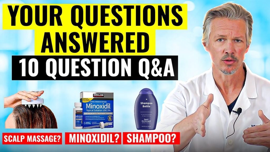 What to expect from Minoxidil vs scalp massage