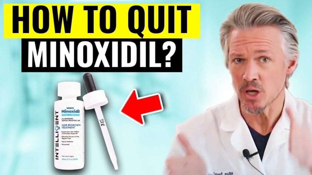 What to do if What happens after stopping minoxidil?