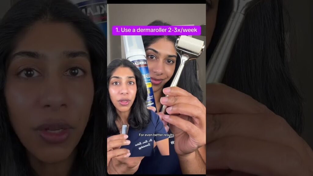 Hair regrowth with Minoxidil routine