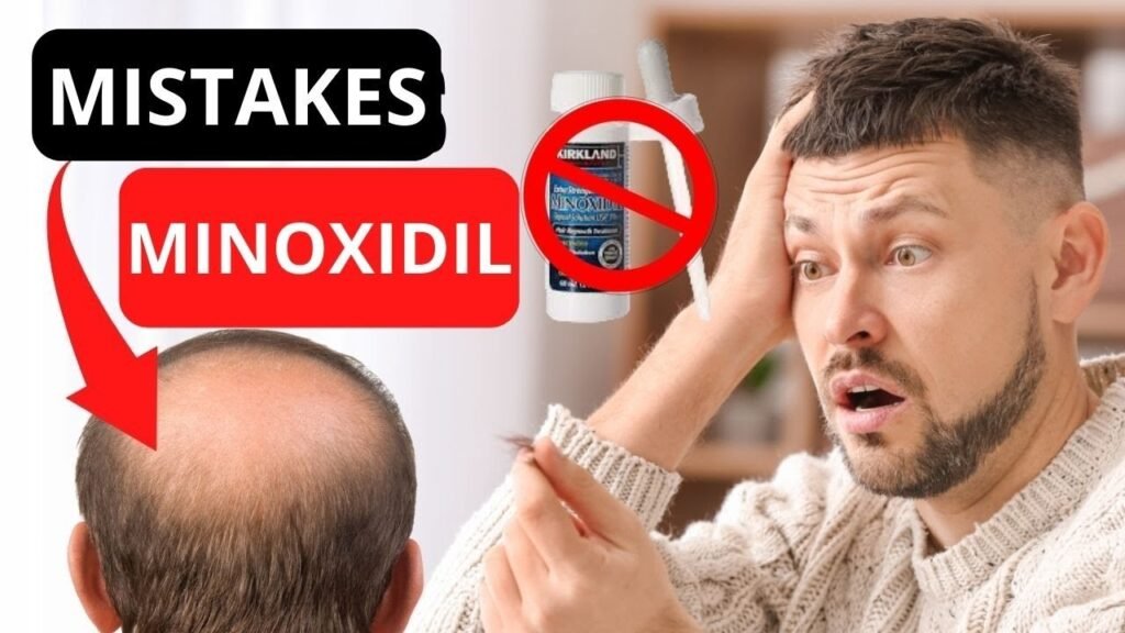 Common mistakes with Minoxidil results