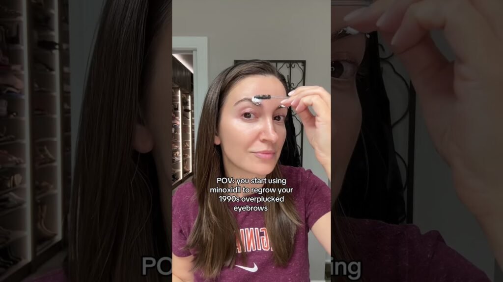 What women should know about Minoxidil eyebrow regrowth women